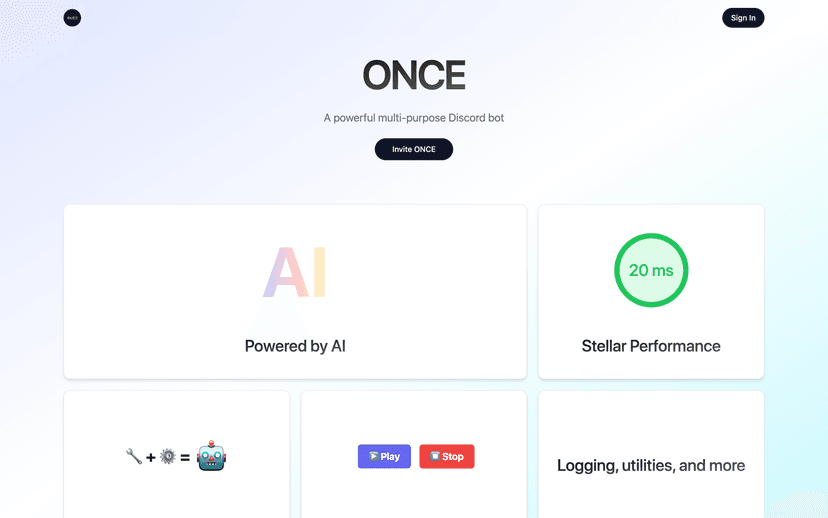 ONCE - Discord Bot